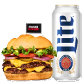 burgers and beer