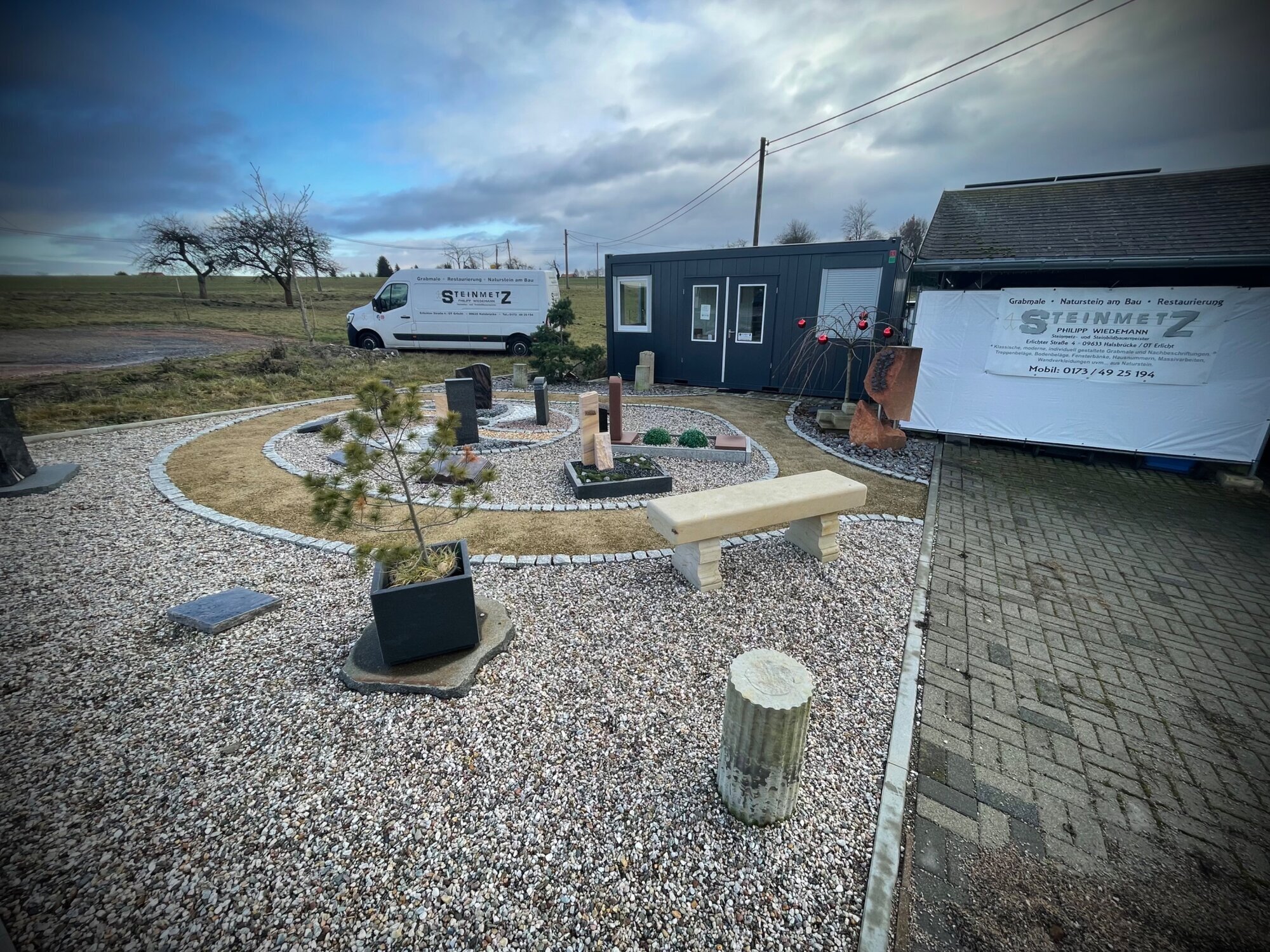 Steinmetzbetrieb Philipp Wiedemann, Erlichter Straße 4 in Halsbrücke