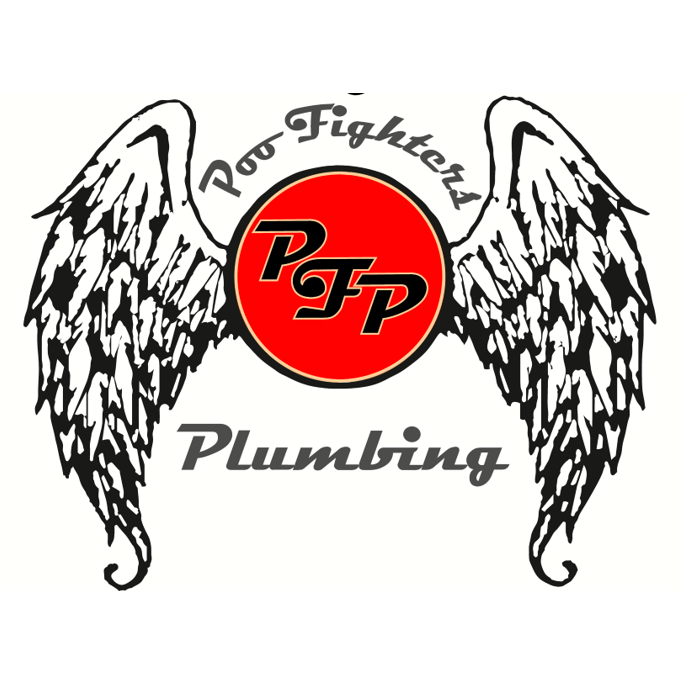Poo Fighters Plumbing Logo