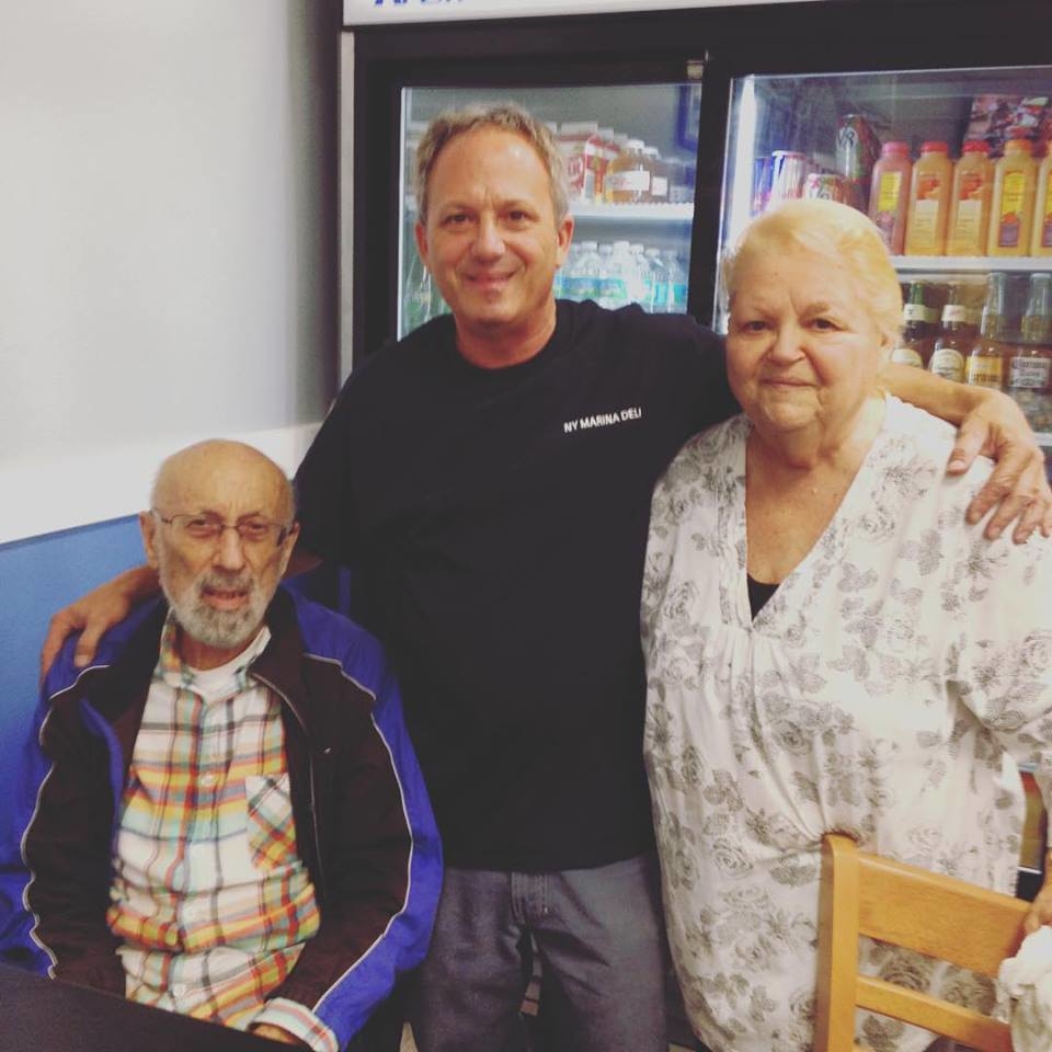 Owner, Neil, with his parents.
