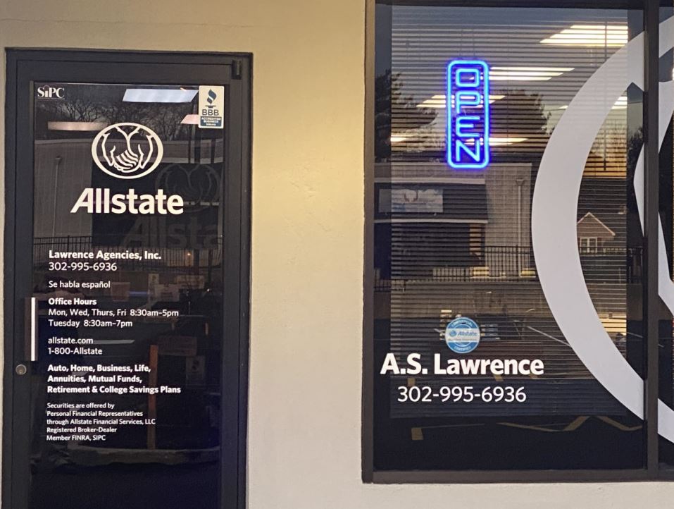 A. S. Lawrence: Allstate Insurance Wilmington (302)995-6936