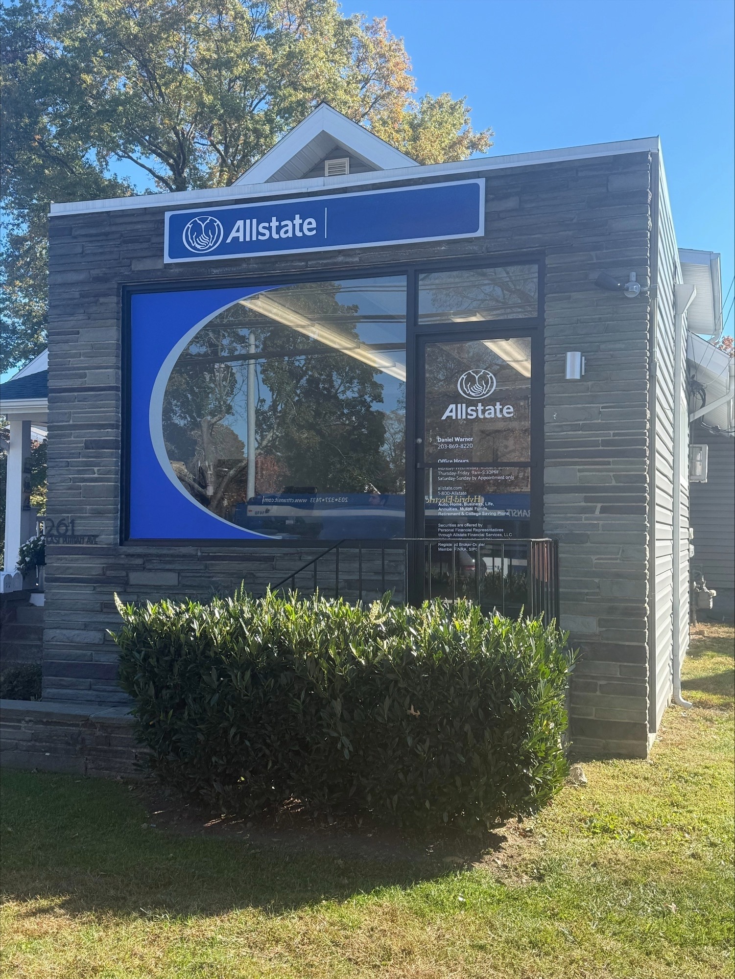 Our Office Storefront at 261 E Putnam Ave
