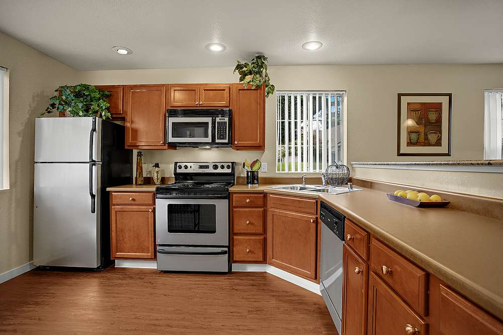 Spacious Kitchens