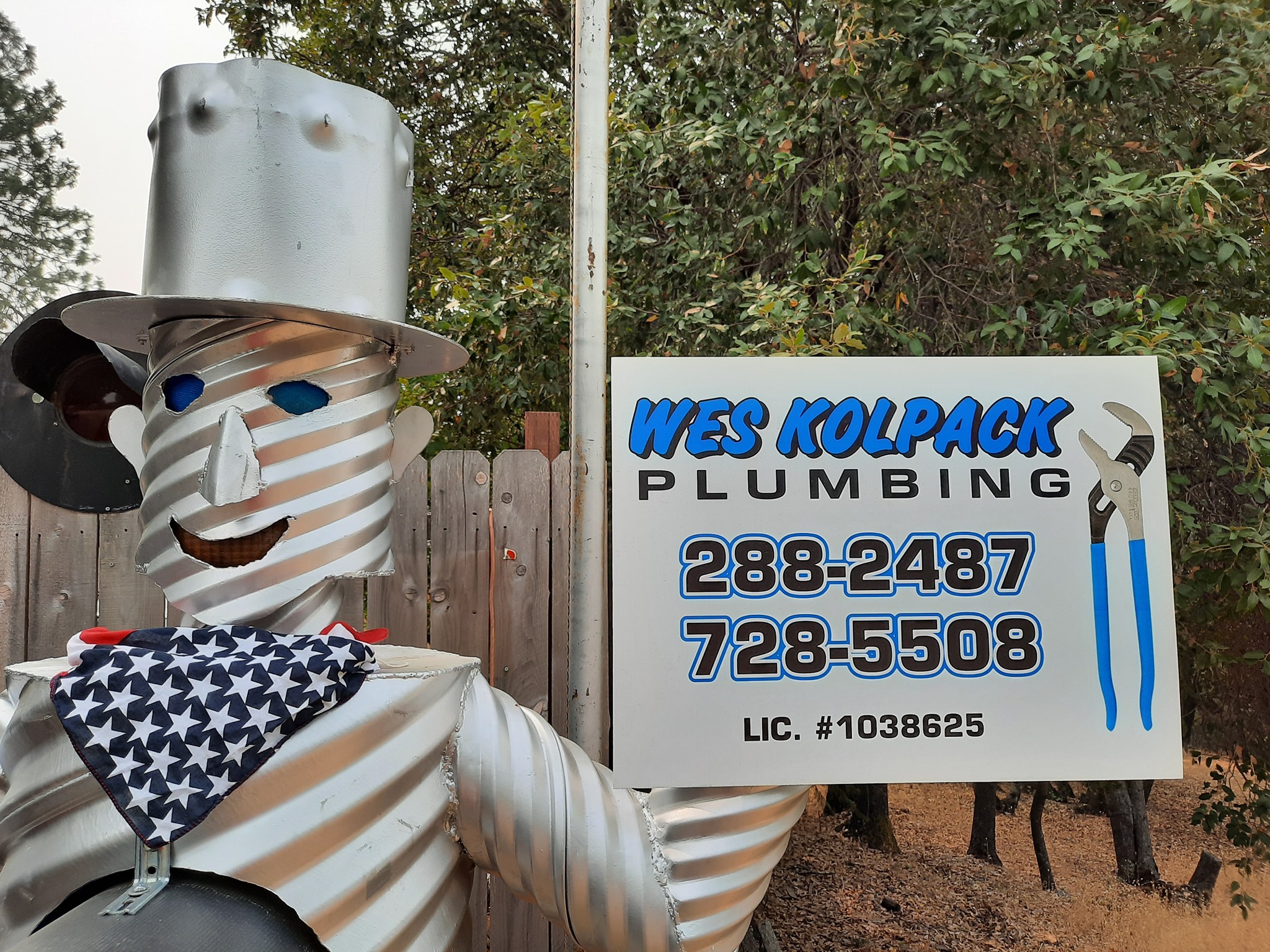 Wes Kolpack Plumbing Logo