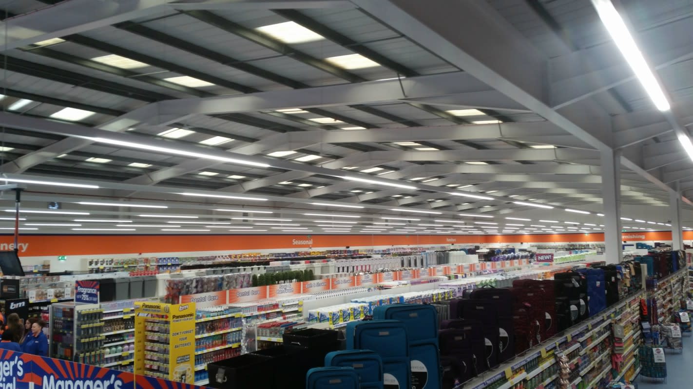 A first glimpse inside B&M's latest new store in Peterborough, located at Boongate Retail Park.