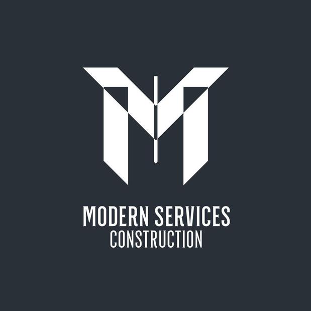 Modern Services Construction Logo