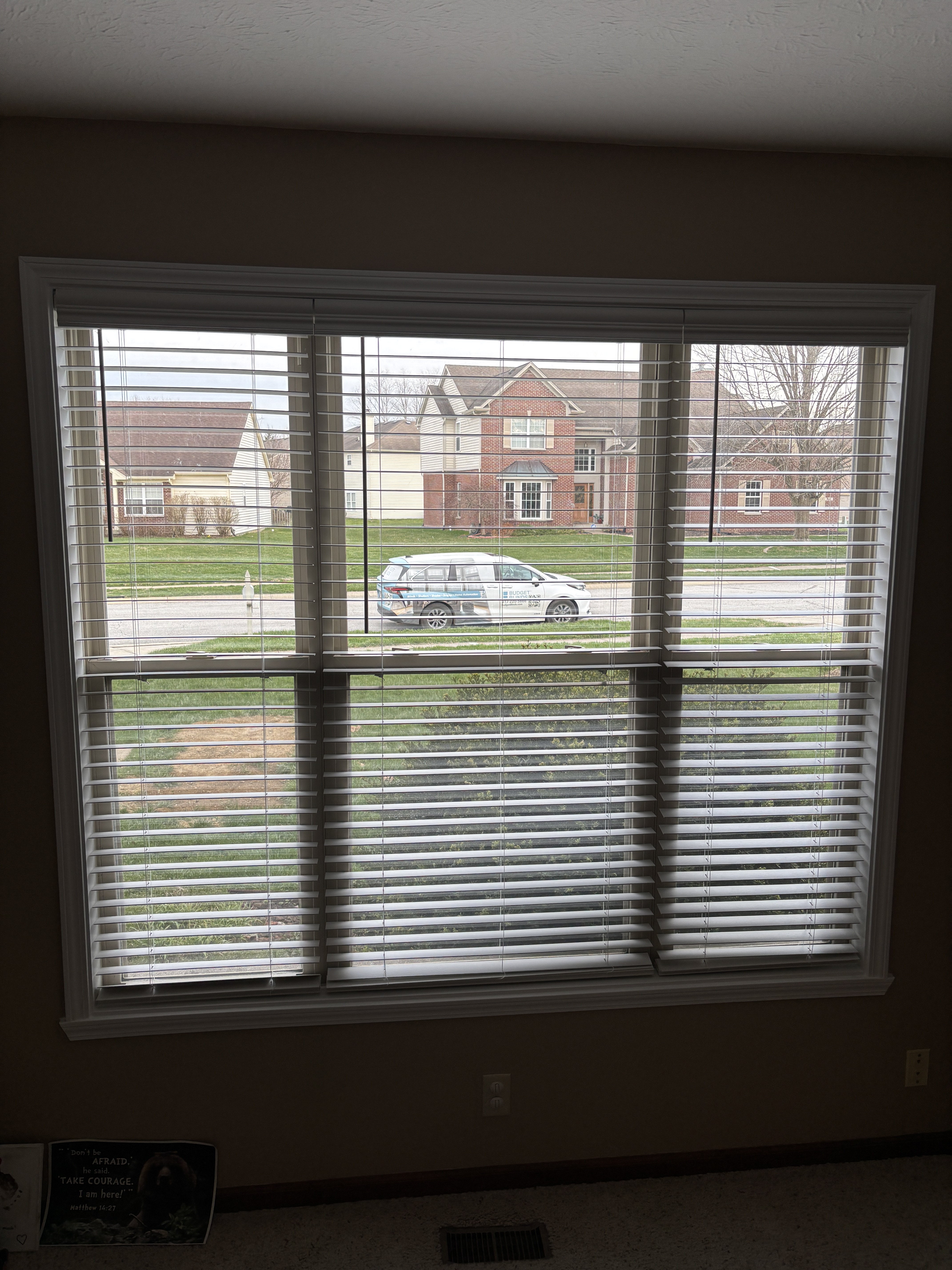 Faux wood blinds - timeless beauty but still affordable