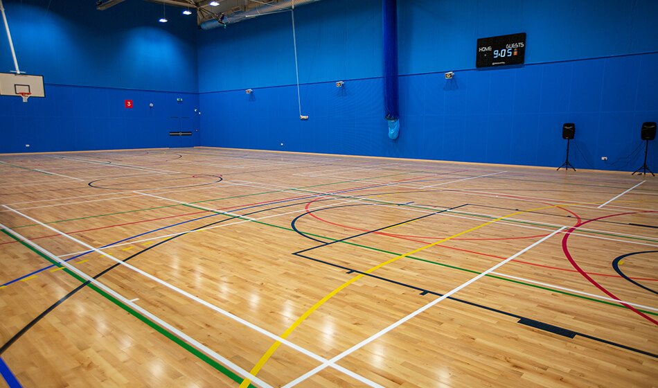 Our sports hall offers a range of activities.