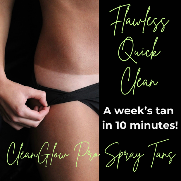 Images CleanGlow, Pro Spray Tans.