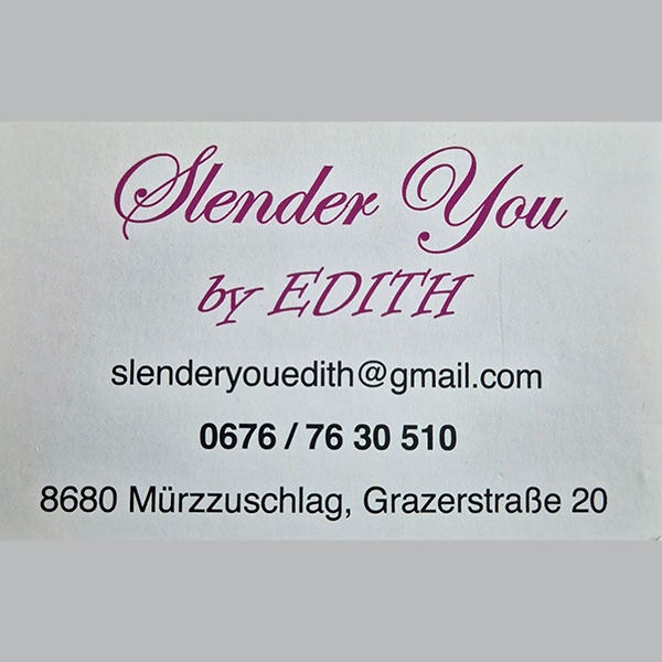Logo von slender you by edith