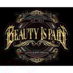 Beauty is Pain Tattoo and Body Piercings Logo