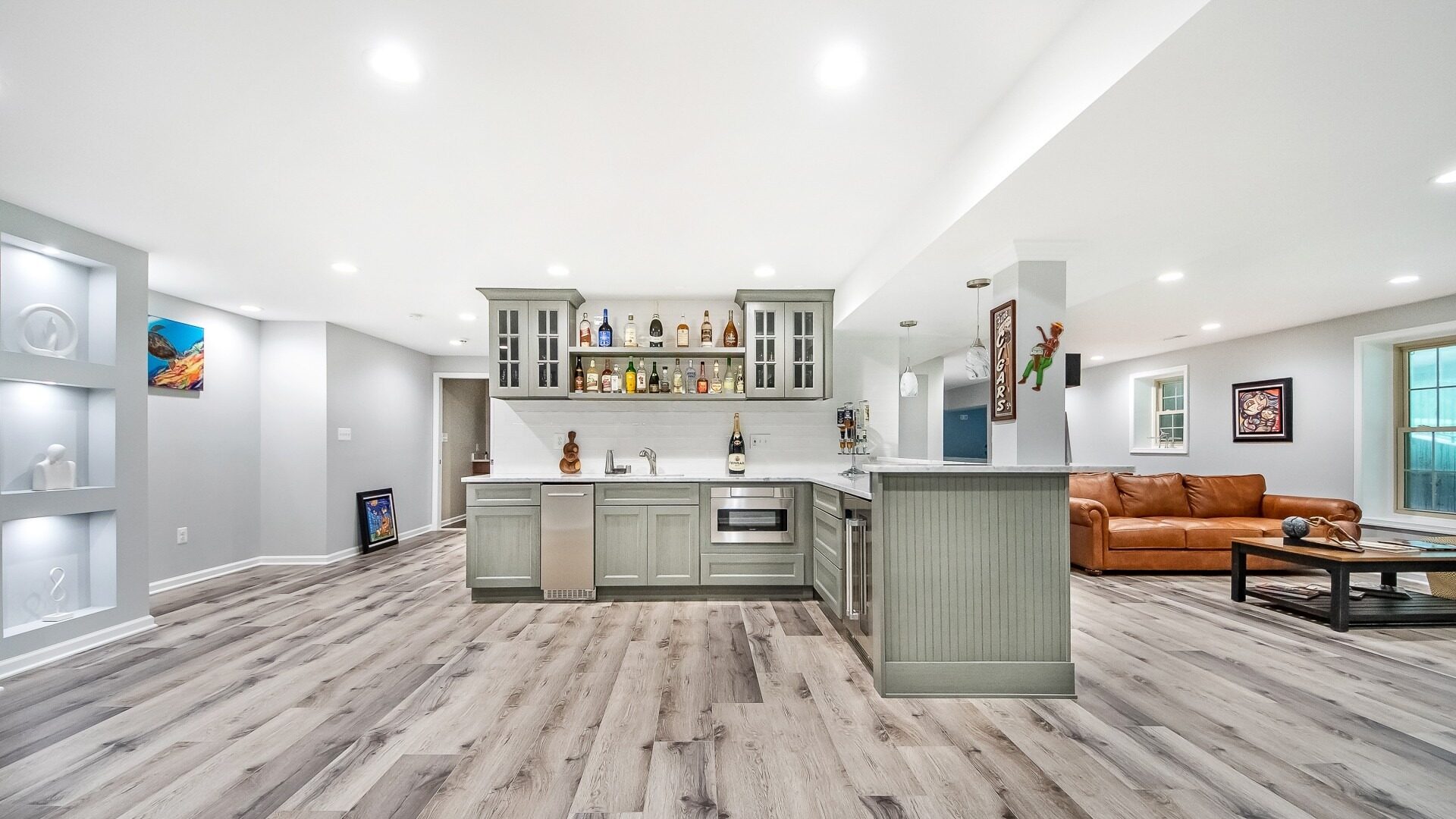 High-end basement finishing and remodeling services in Maryland, Northern Virginia (NOVA) and Washington DC. Where top-notch quality meets endless possibilities.
