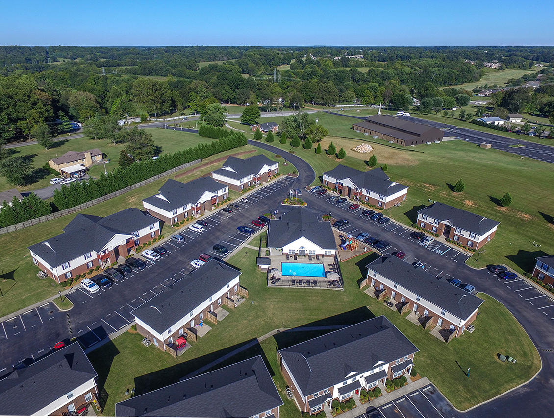 Aerial View Of Legacy Village Apartment Homes