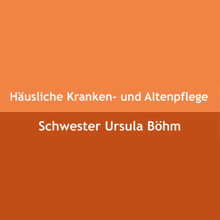 Logo Häusliche Kranken- und Altenpflege Schwester Ursula Böhm