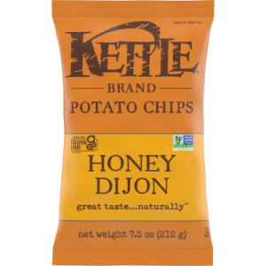 Kettle Brand Potato Chips, Honey Dijon Kettle Chips, 7.5 Oz featured image