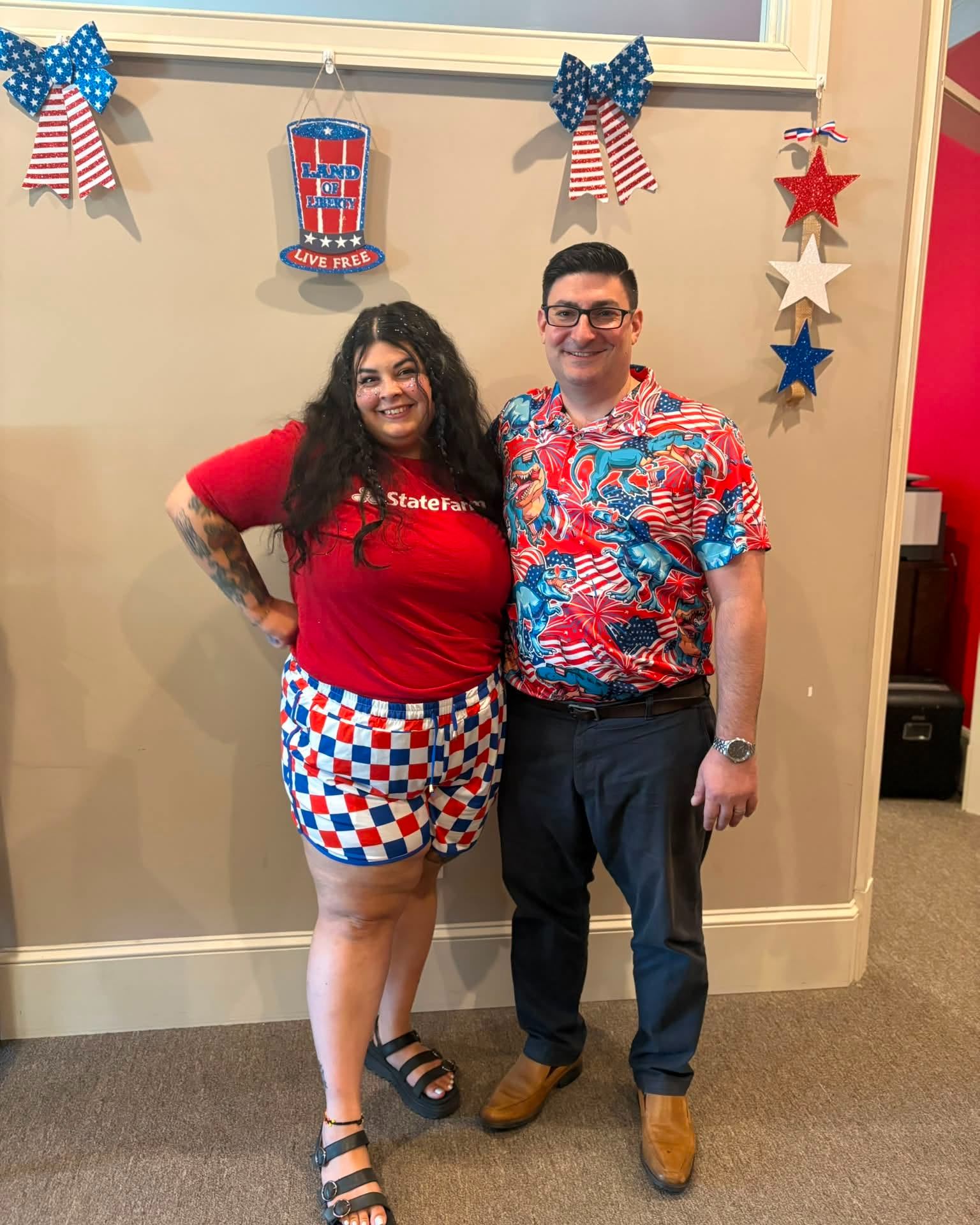 We spotted some of our staff feeling FESTIVE! Its America’s 250th Birthday, and we want to see your Birthday Spirit too!