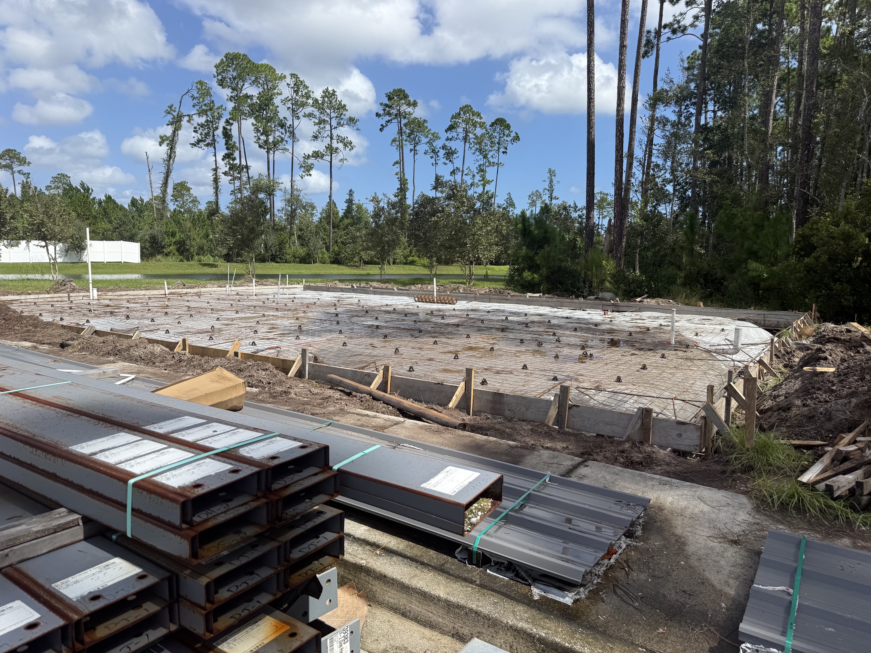 Concrete work is underway at our new office, and each construction milestone brings us closer to ope 