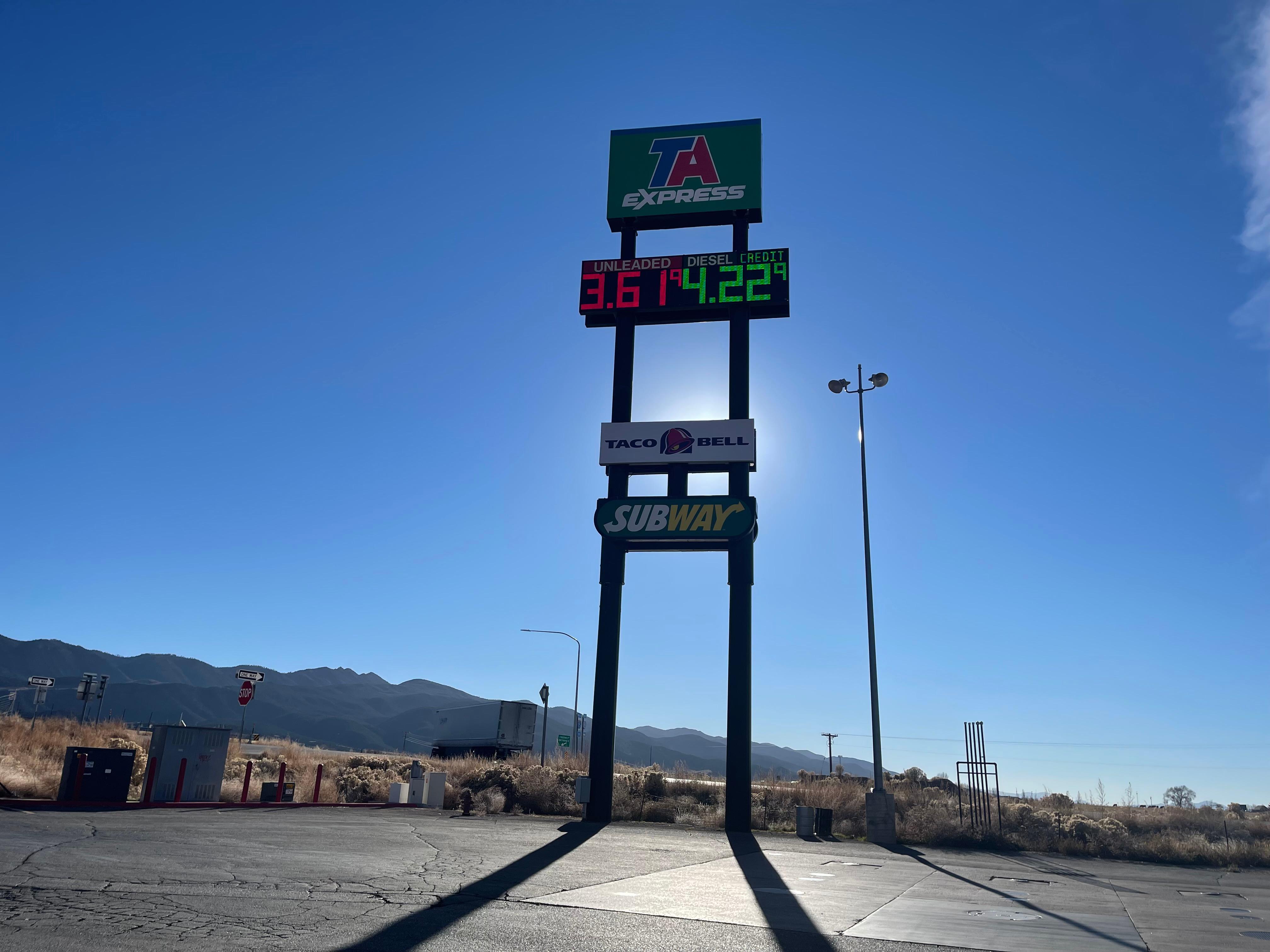 Make TA Express in Parowan, UT on I-15 at Exit 78 a part of your route. We’re ready to fuel your trip with Shell gas or diesel 24/7.