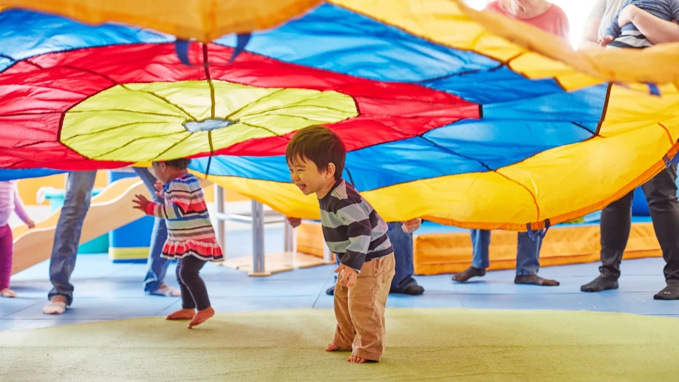 You are your baby’s favorite play partner, and Gymboree gives you new ways to learn and connect together. Our early childhood development classes use movement, music, and sensory play to support your baby during these important first years.