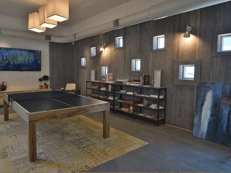 Game Room with Ping Pong Table