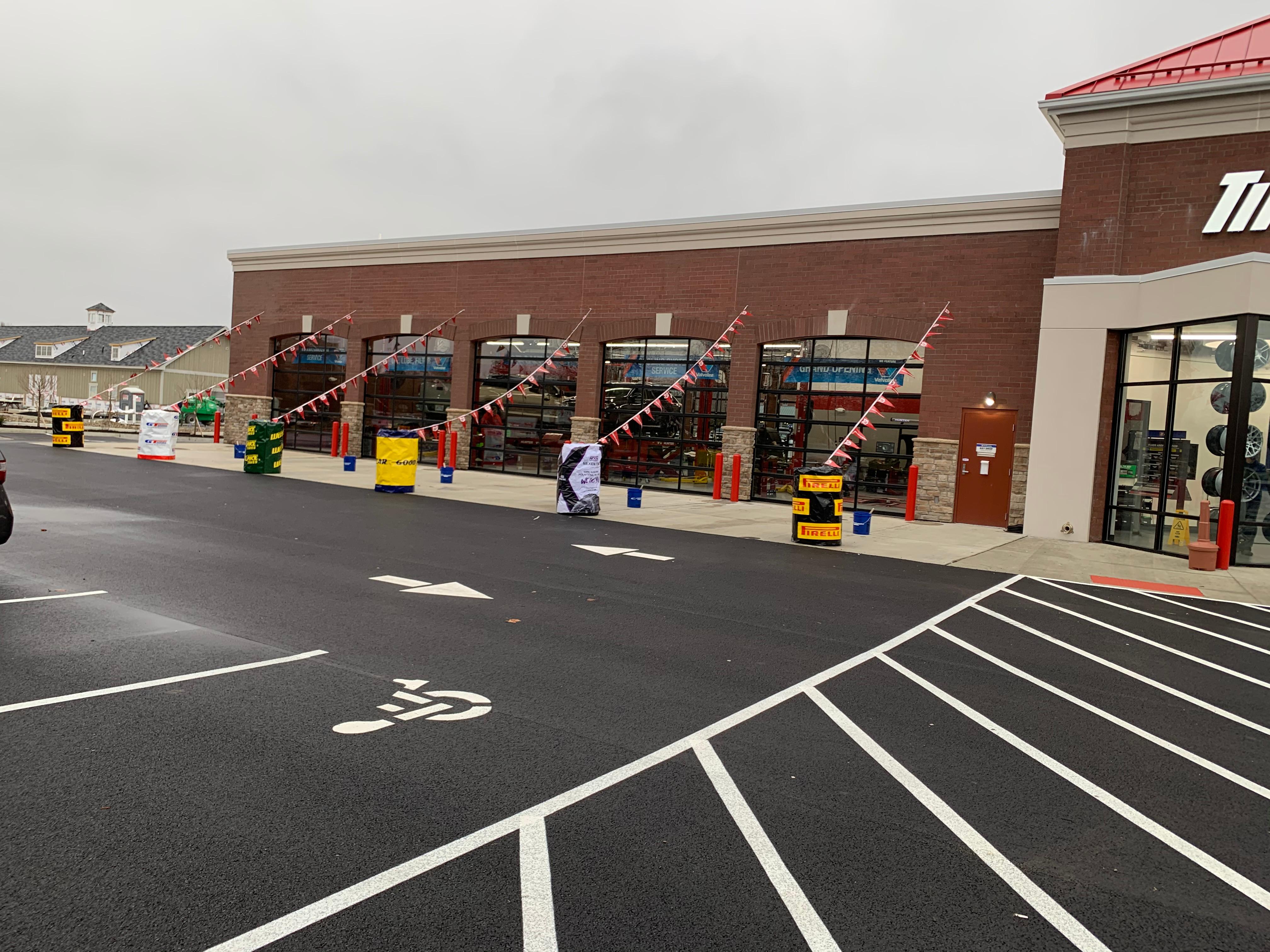 Tire Discounters Westerville location, storefront