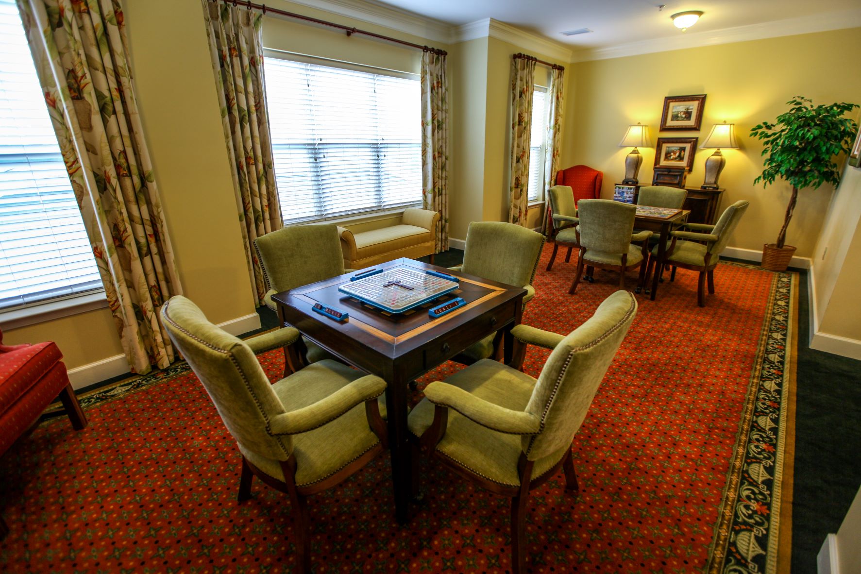 McCarthy Court boasts a comfortable common area for our seniors!