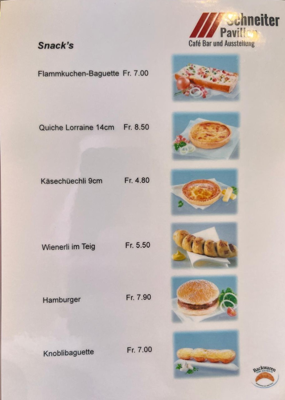 Bilder Schneiter Pavillon Café-Bar