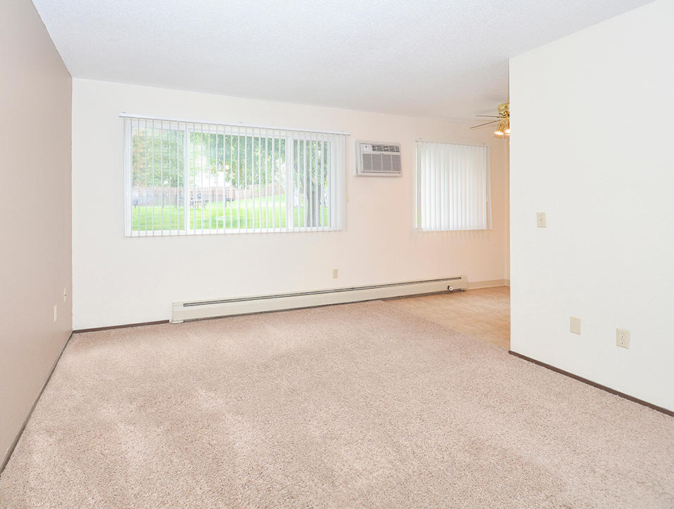 Living Room Featuring Large Windows