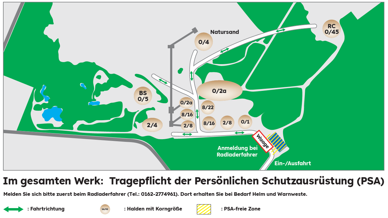 Heidelberg  Materials Mineralik, Hallaliter Weg in Hohen Wangelin