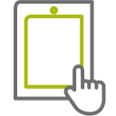 Tablet icon.