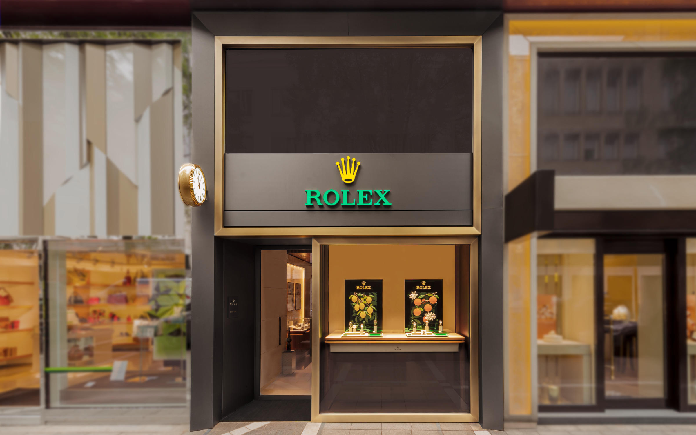 Logo Rolex Boutique Frankfurt - präsentiert von Wempe