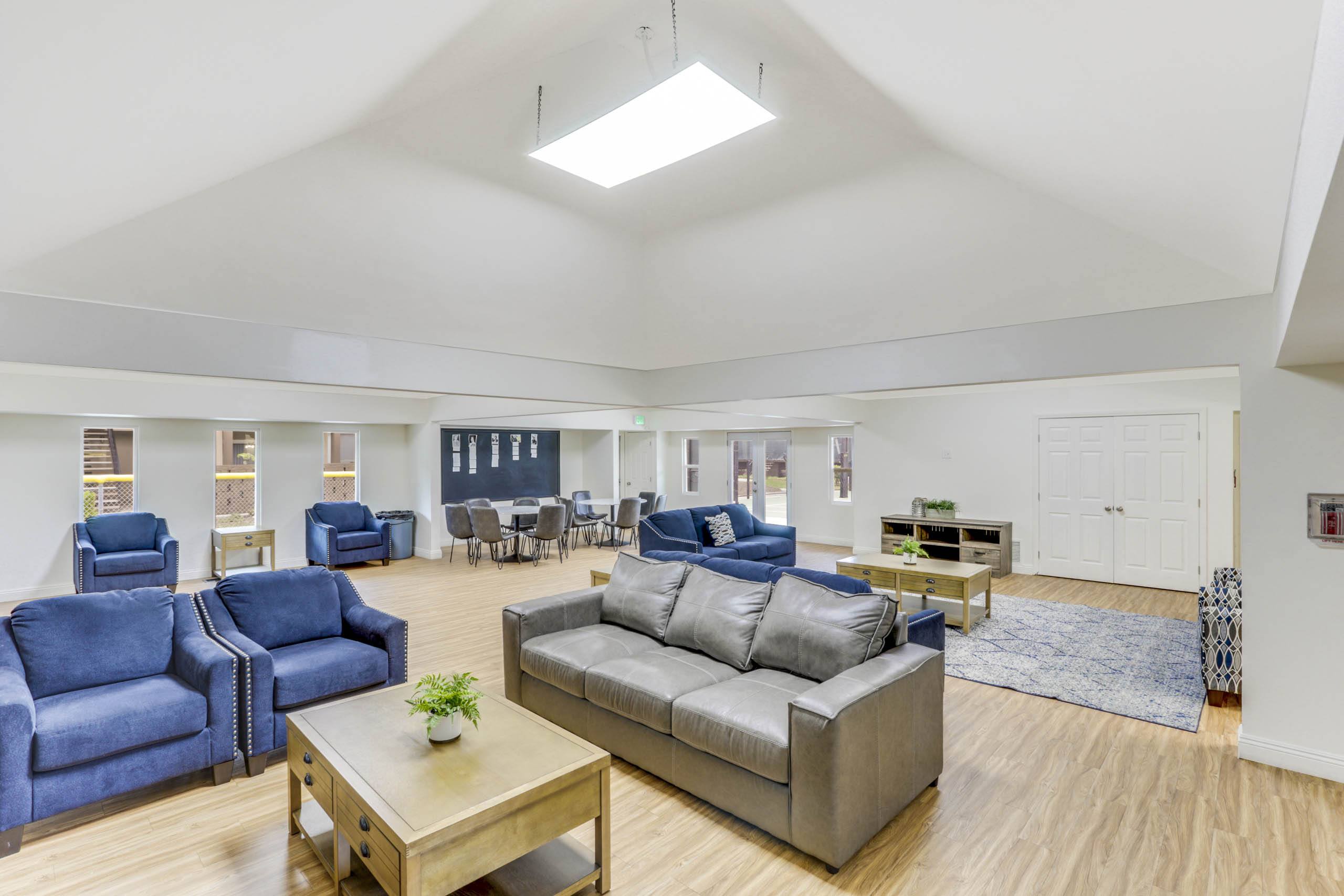 Spacious community room