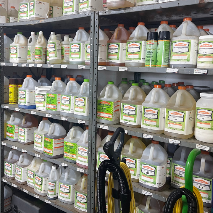SERVPRO of Shrewsbury/Westborough has the right right products for your job.