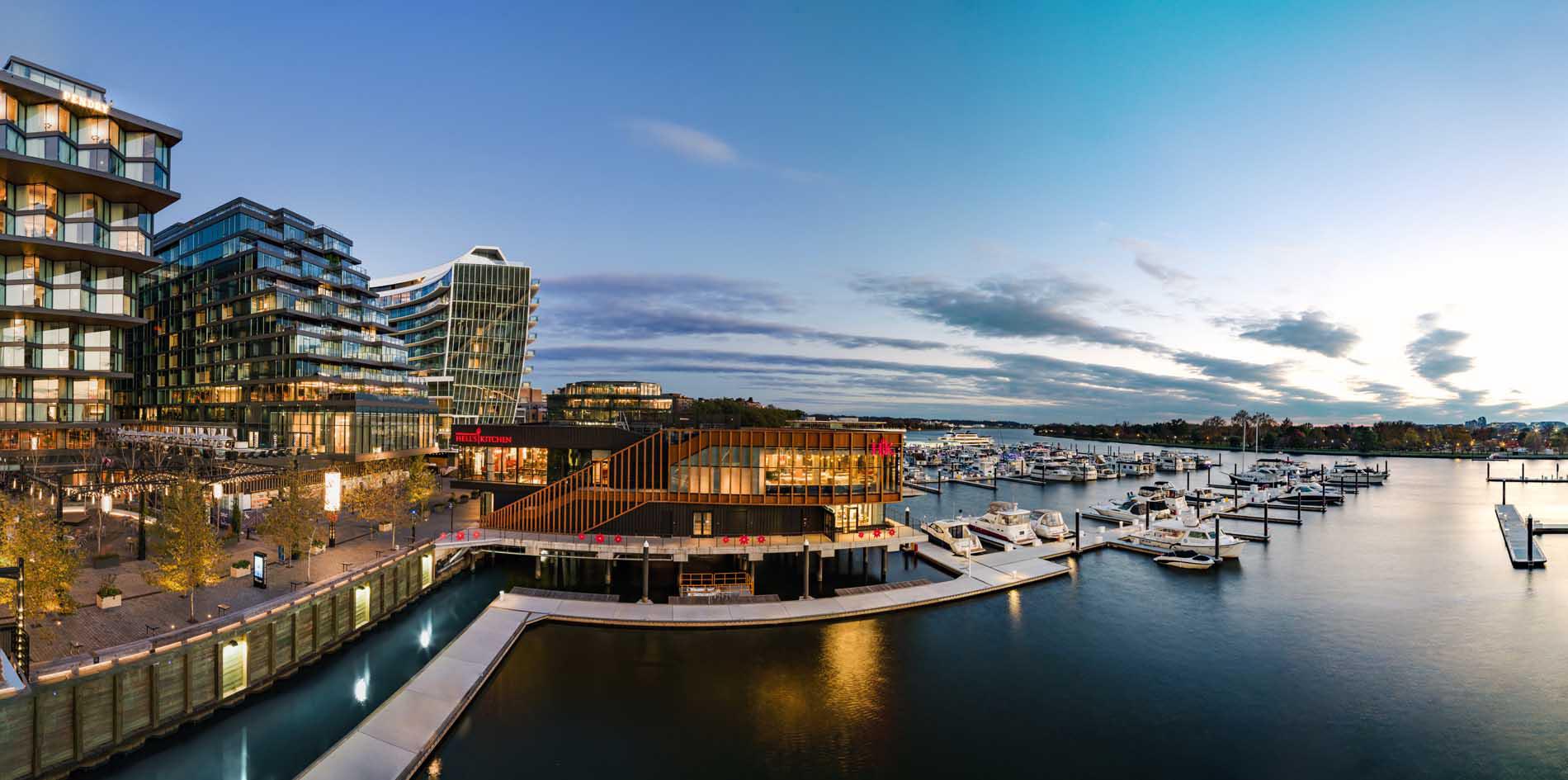 The Wharf's mile-long stretch along the water comes to life with dining, shopping and entertainment options