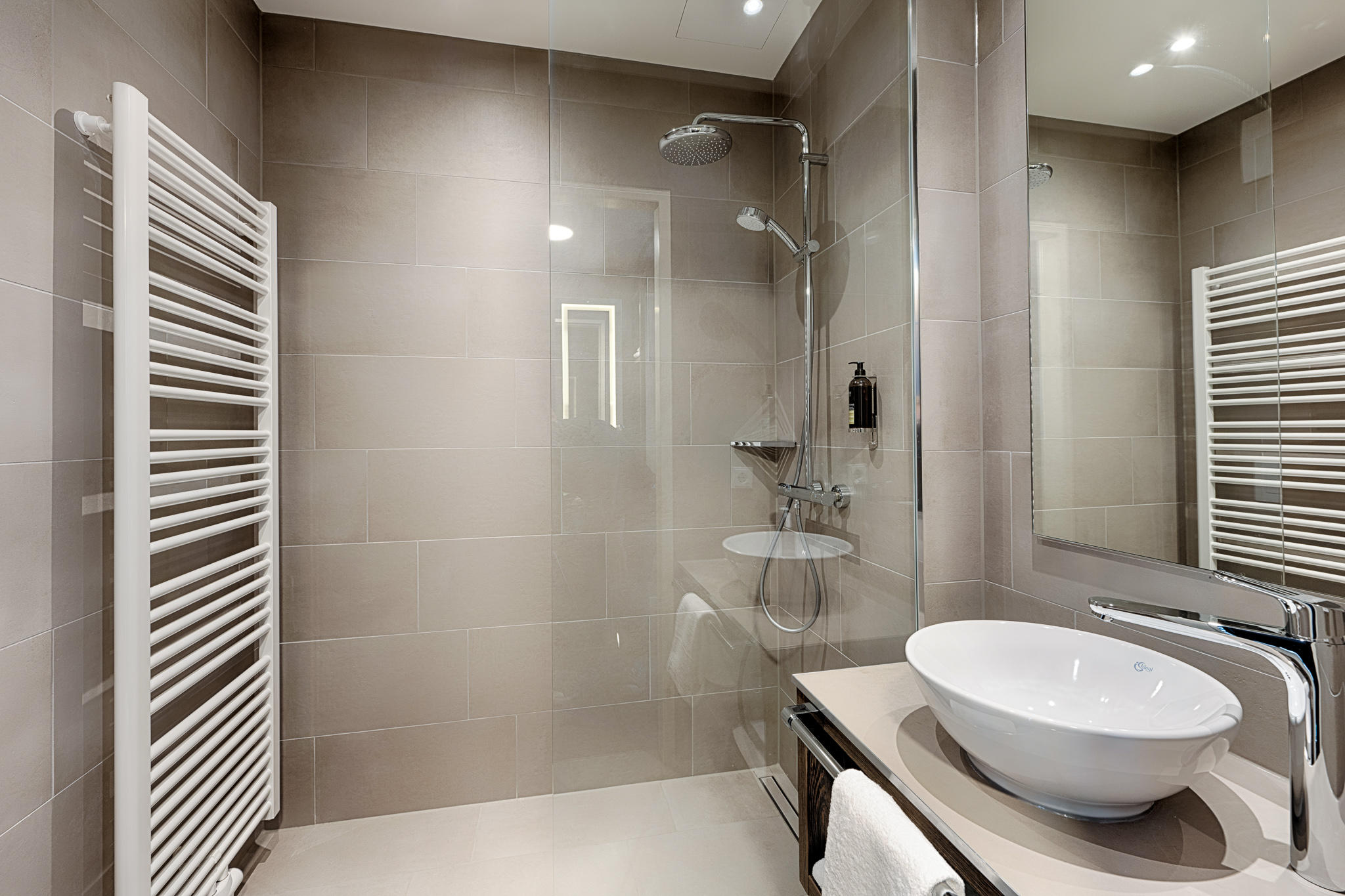 Premier Inn Wolfsburg City Centre hotel bathroom with shower