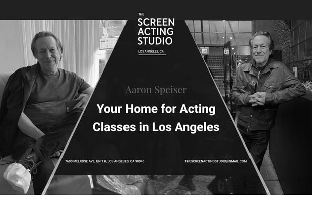 Images Aaron Speiser - The Screen Acting Studio