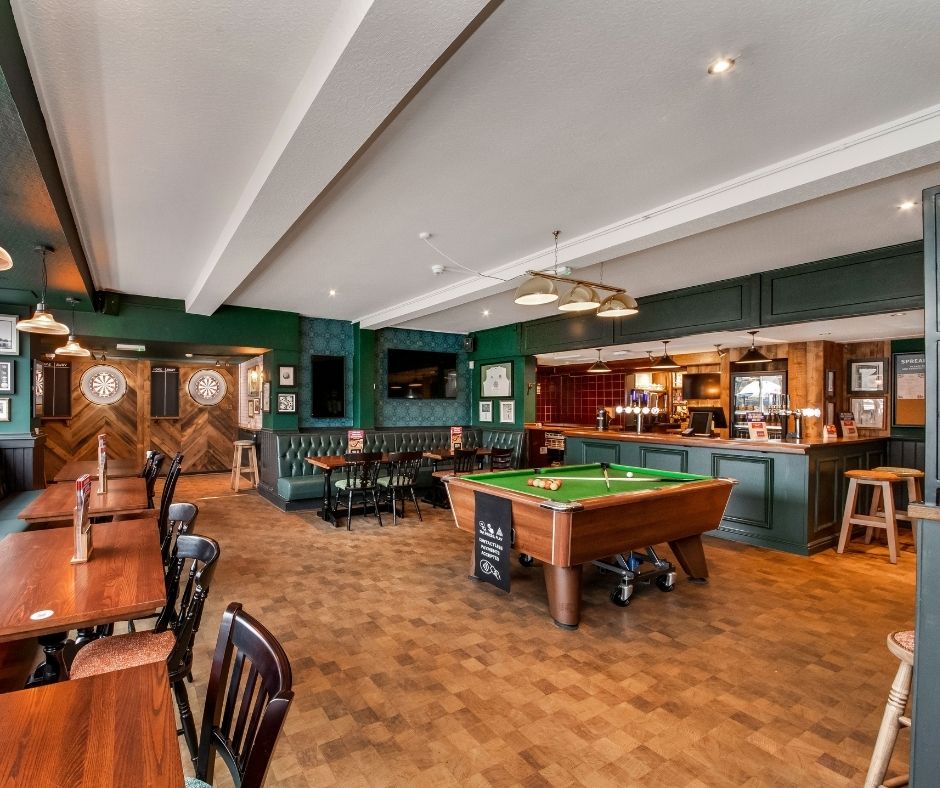 Poachers, Wigan Interior dining area