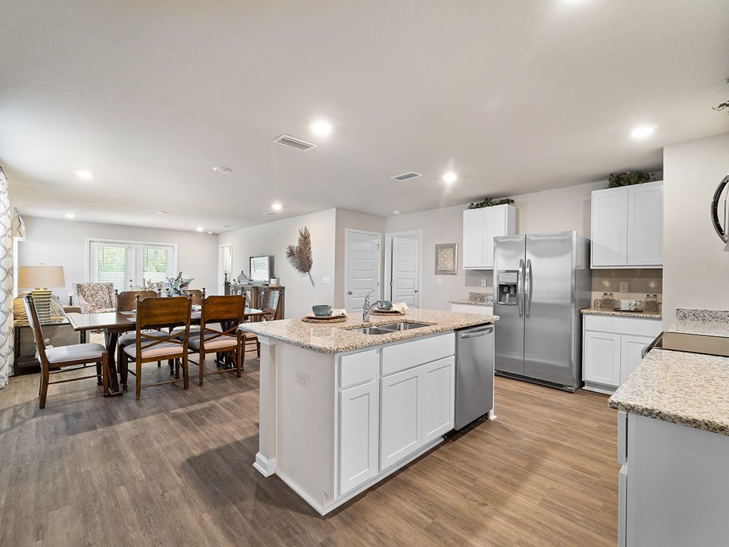 Elegant Kitchen And Dinning View at The Village at Hickory Street, Foley, AL, 36535