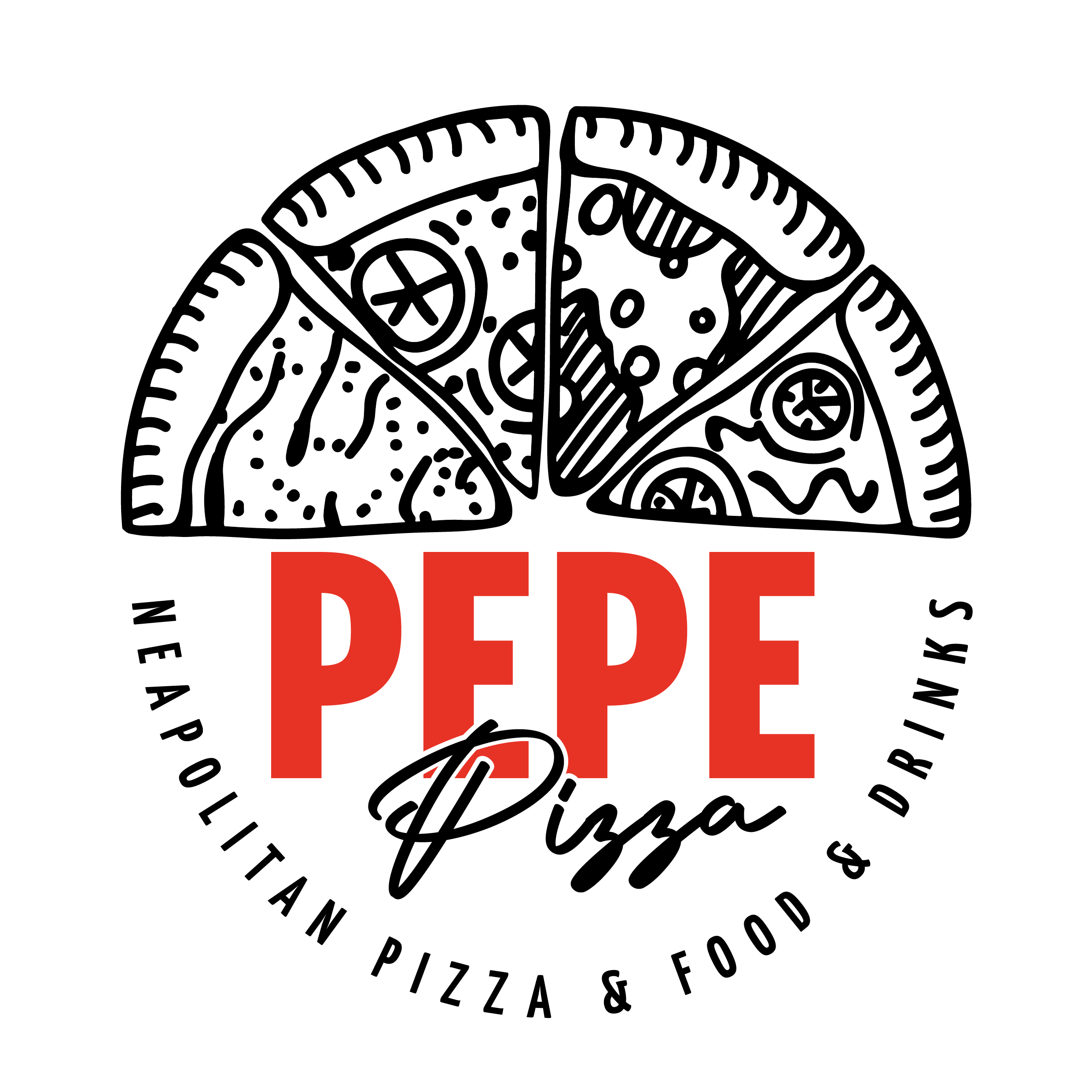 Logo PEPE im Cosmo | neapolitan pizza & food & drinks