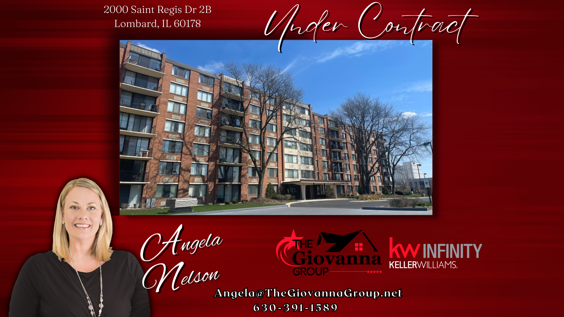 Congratulations to Angela and her clients on securing this amazing, convenient condo in Lombard, IL! It's now officially under contract! Wishing you a smooth and hassle-free closing process. Cheers to creating new memories in your soon-to-be home! If you are looking to buy or sell a home of your own, call or text us at 630-333-2798.  habloespanÌol  thegiovannagroup   homesweethome  KELLERWILLIAMS  wemakeitsimplecausewecare  kellerwilliamsinfinity