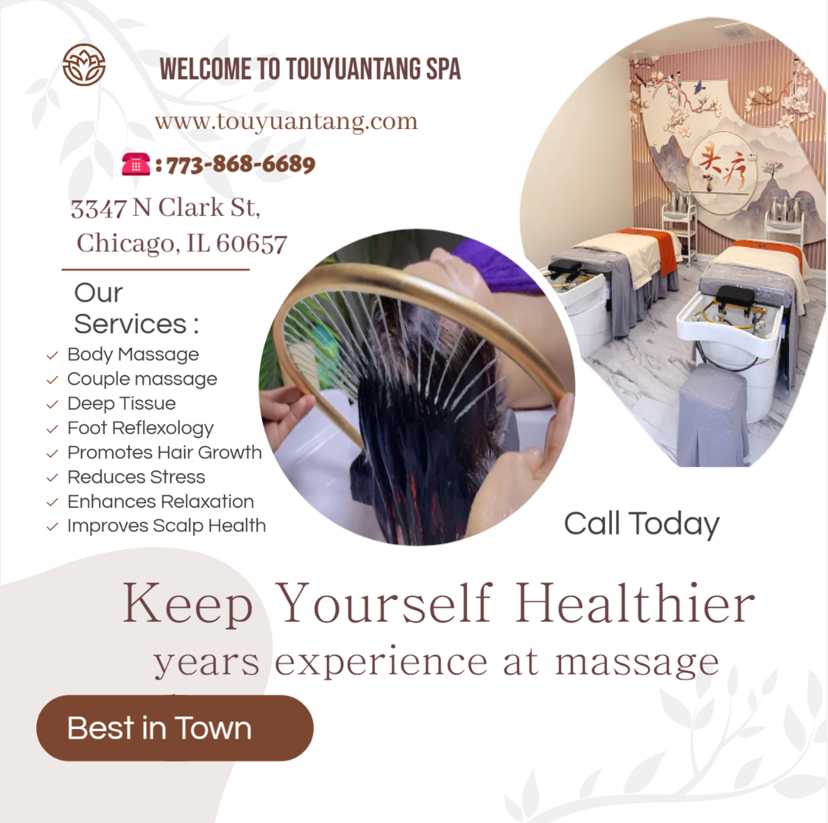 A couple's massage is just like any other massage service, 
but you and your partner receive the mas 