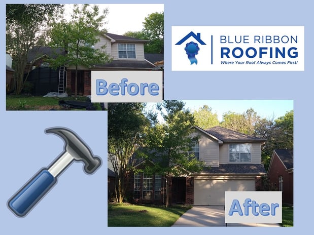 Images Blue Ribbon Roofing LLC - Jersey Village Roof Replacement