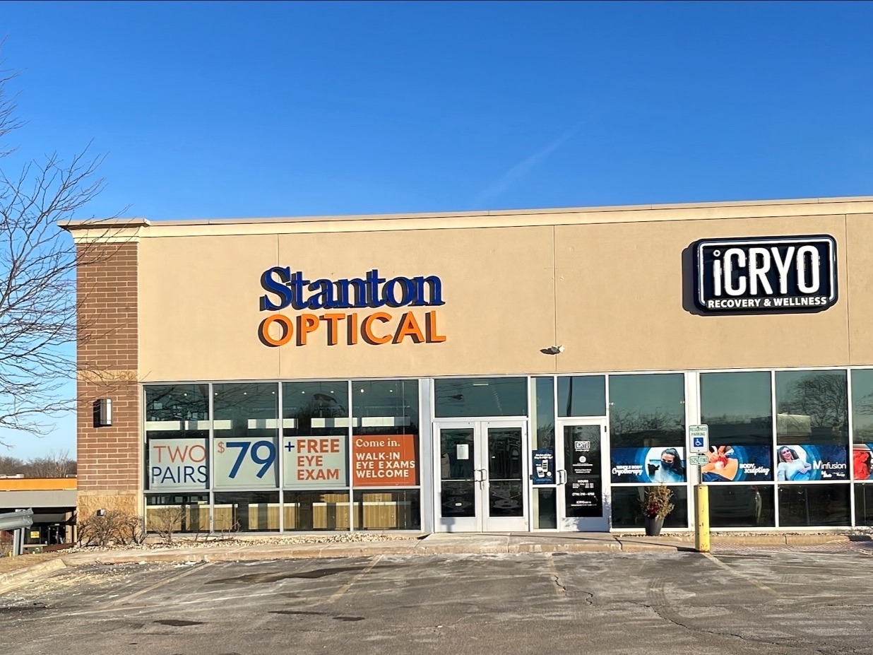 Storefront at Stanton Optical Store Rockford IL 61108