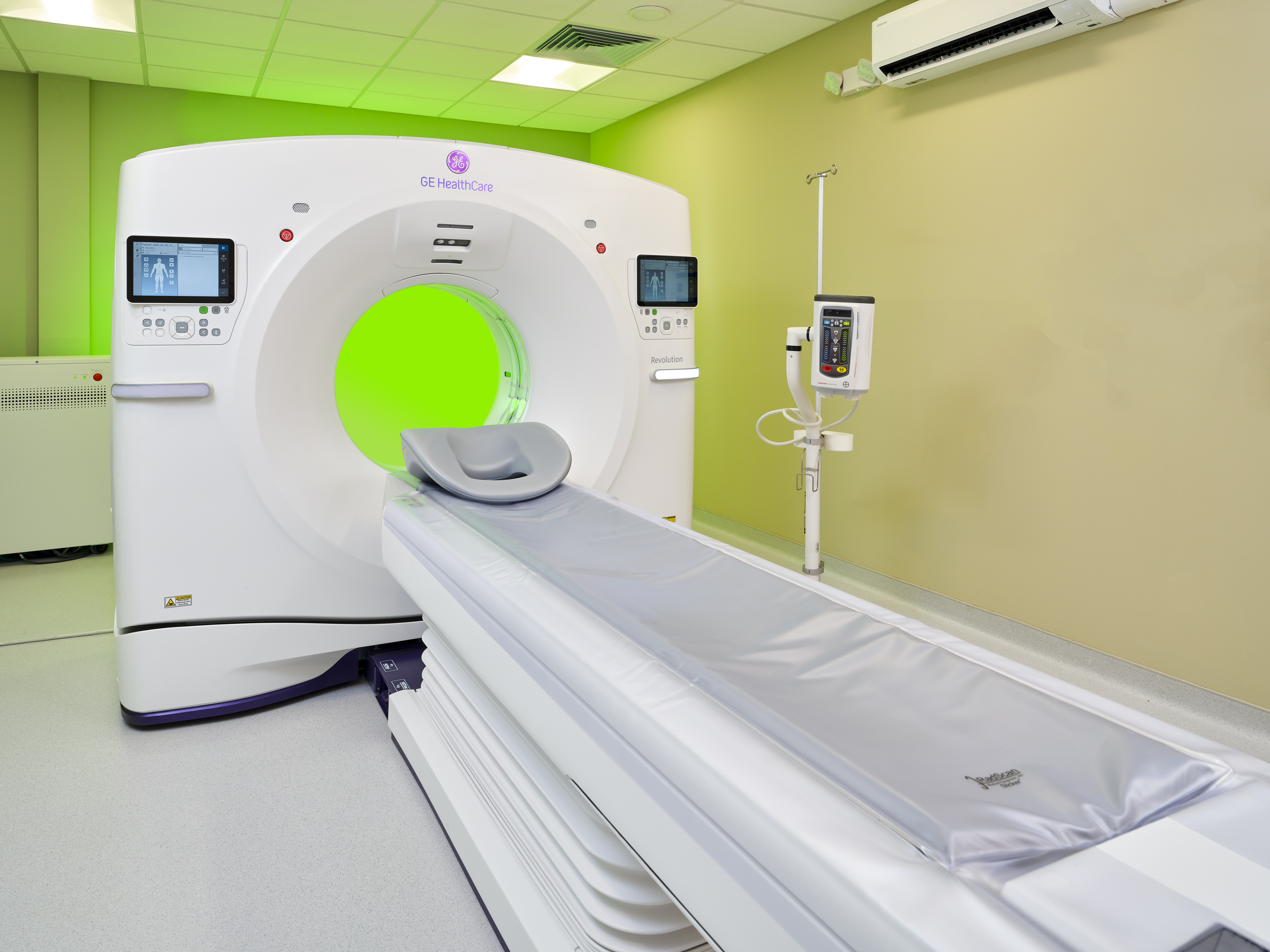 CT scan machine at Atlantic Health Imaging Services at Wayne