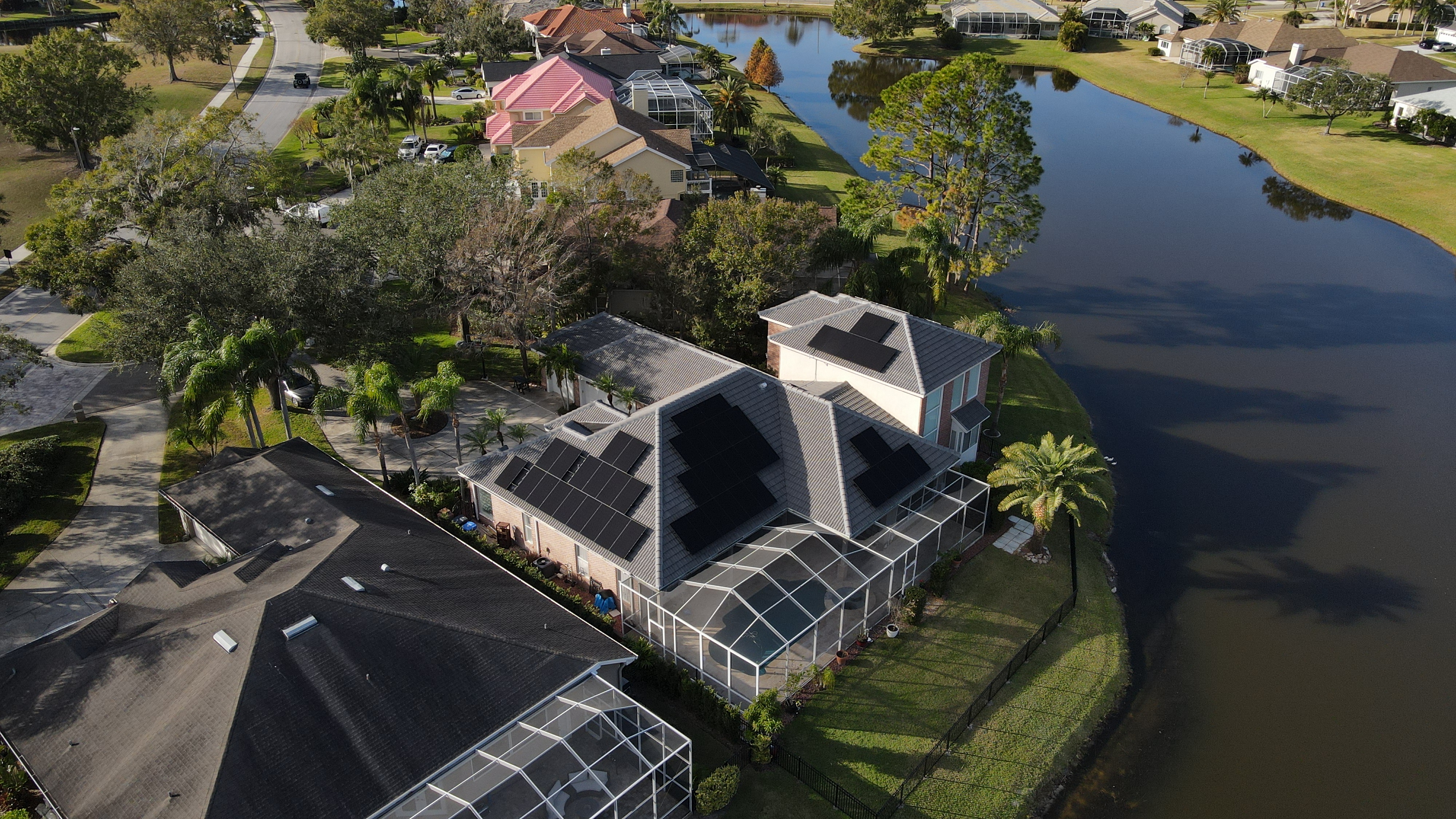CKR Solar installed this solar system in Cheval Florida