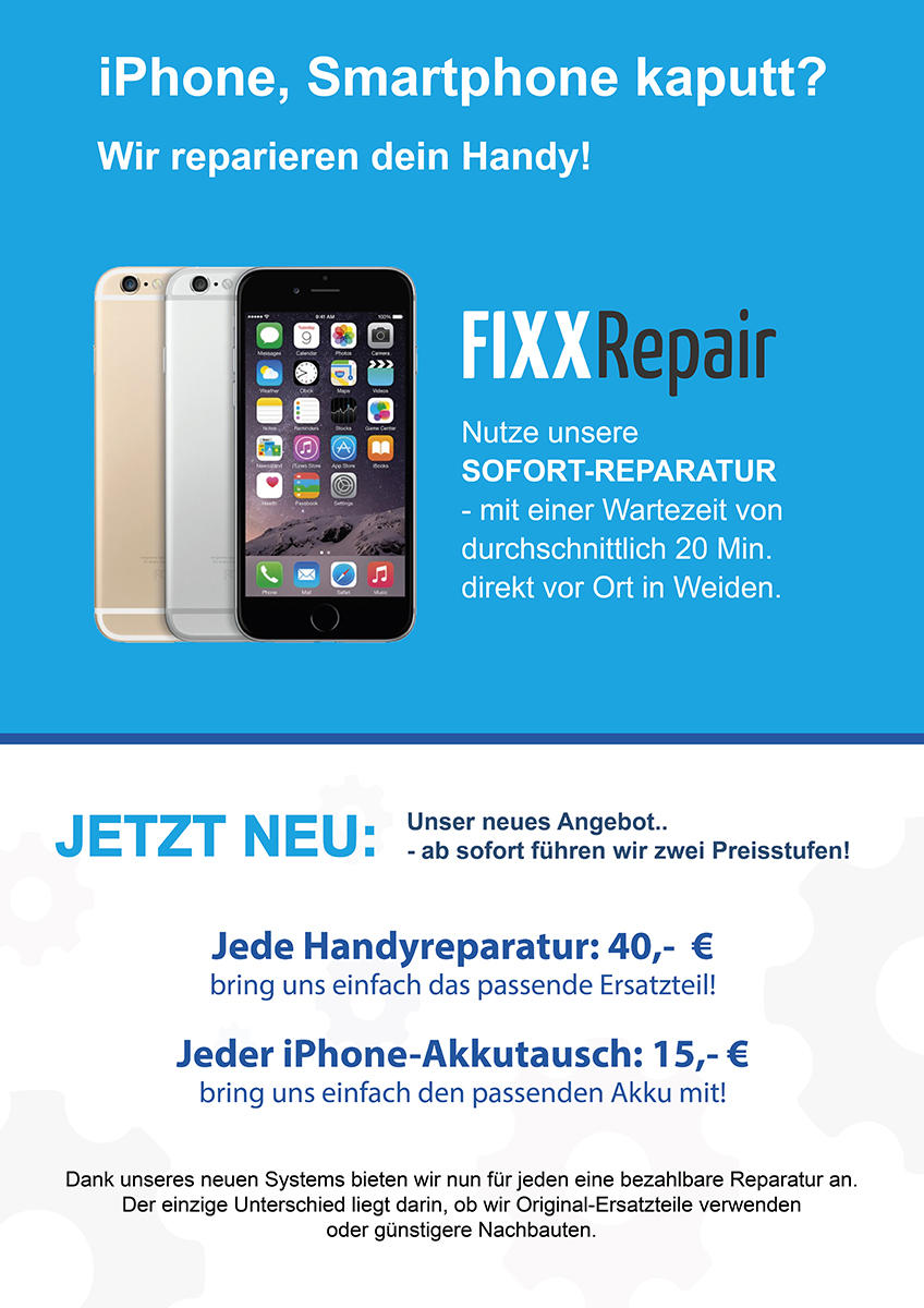 FIXX Repair - Inhaber Stephan Schultes, Prinz-Ludwig-Straße 20 in Weiden