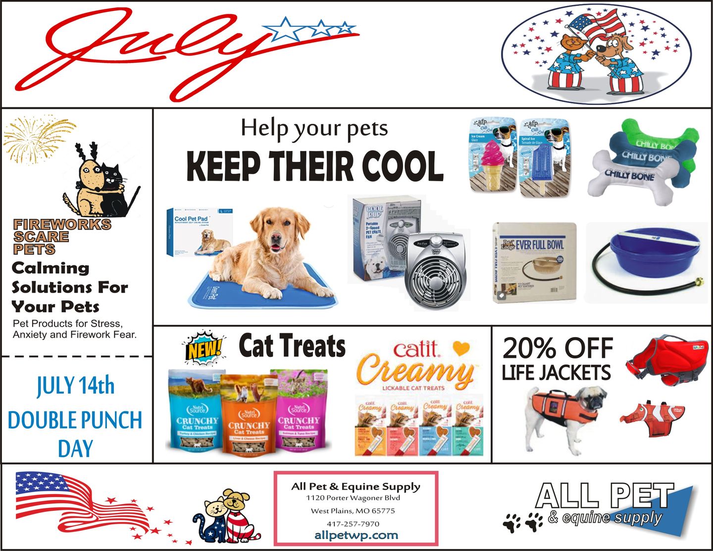 July 2023 Specials All Pet & Equine Supply