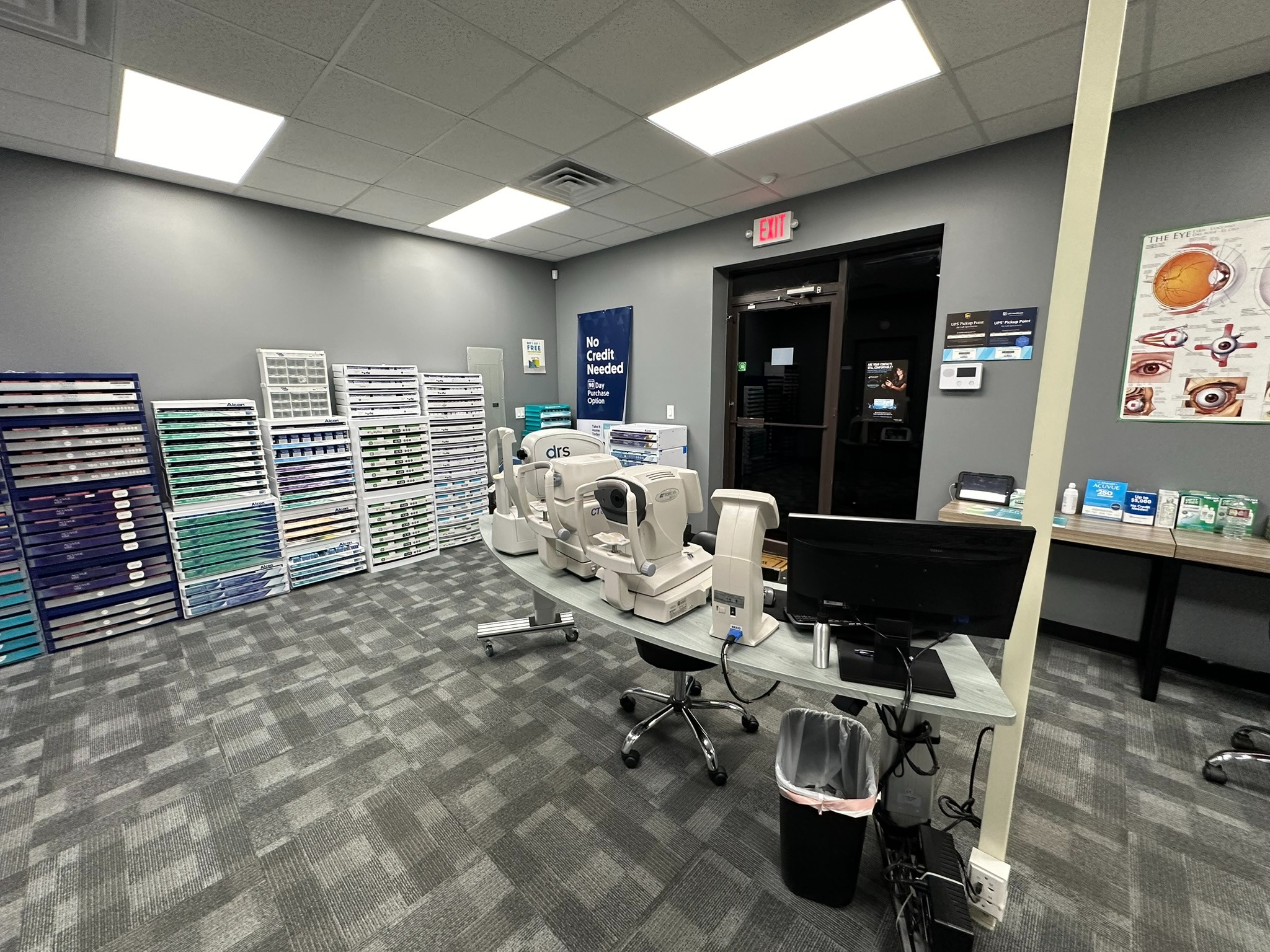 Eye Exam Equipment at Stanton Optical Store Carrollton TX 75006