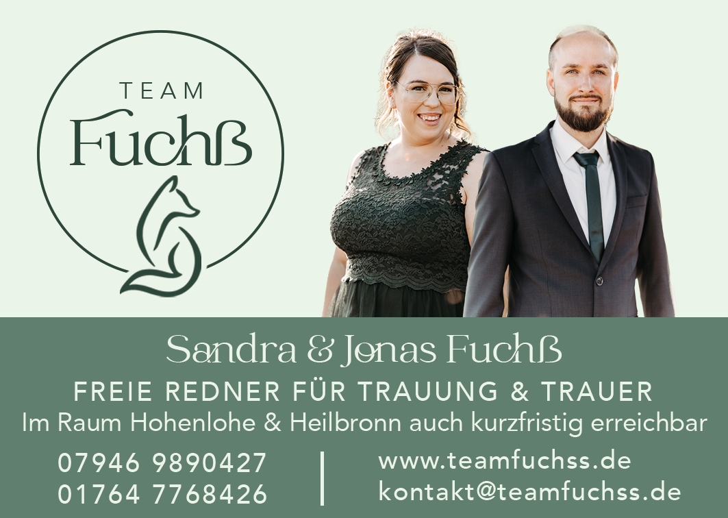 Team Fuchß - Freie Redner für Trauung & Trauer, Dammstr. 5 in Bretzfeld