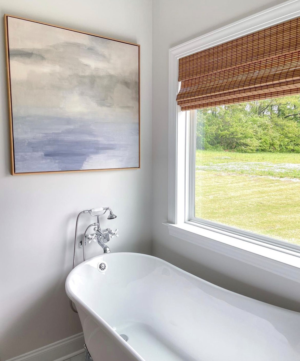 At Budget Blinds of Rockwall, Forney, Terrell, and Greenville we can help create your own oasis with Woven Wood blinds.